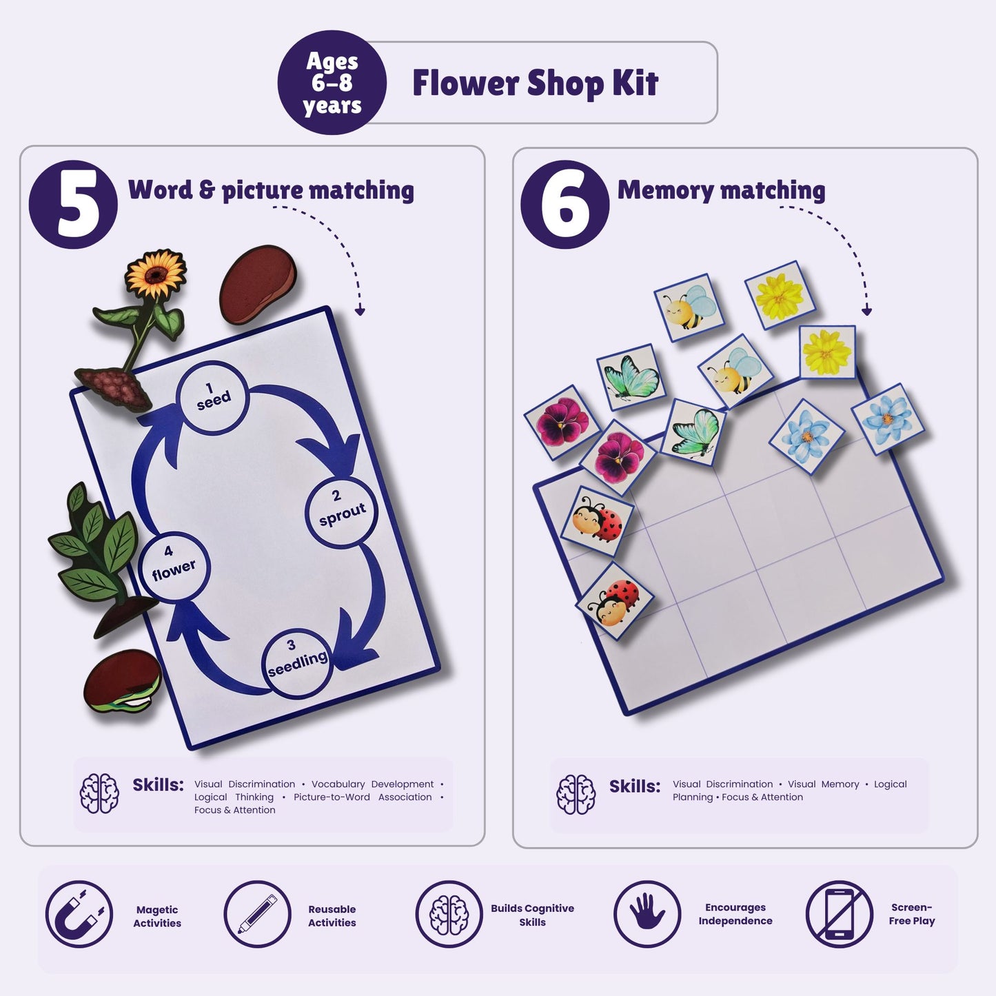 Flower Shop Kit | Ages 6-8