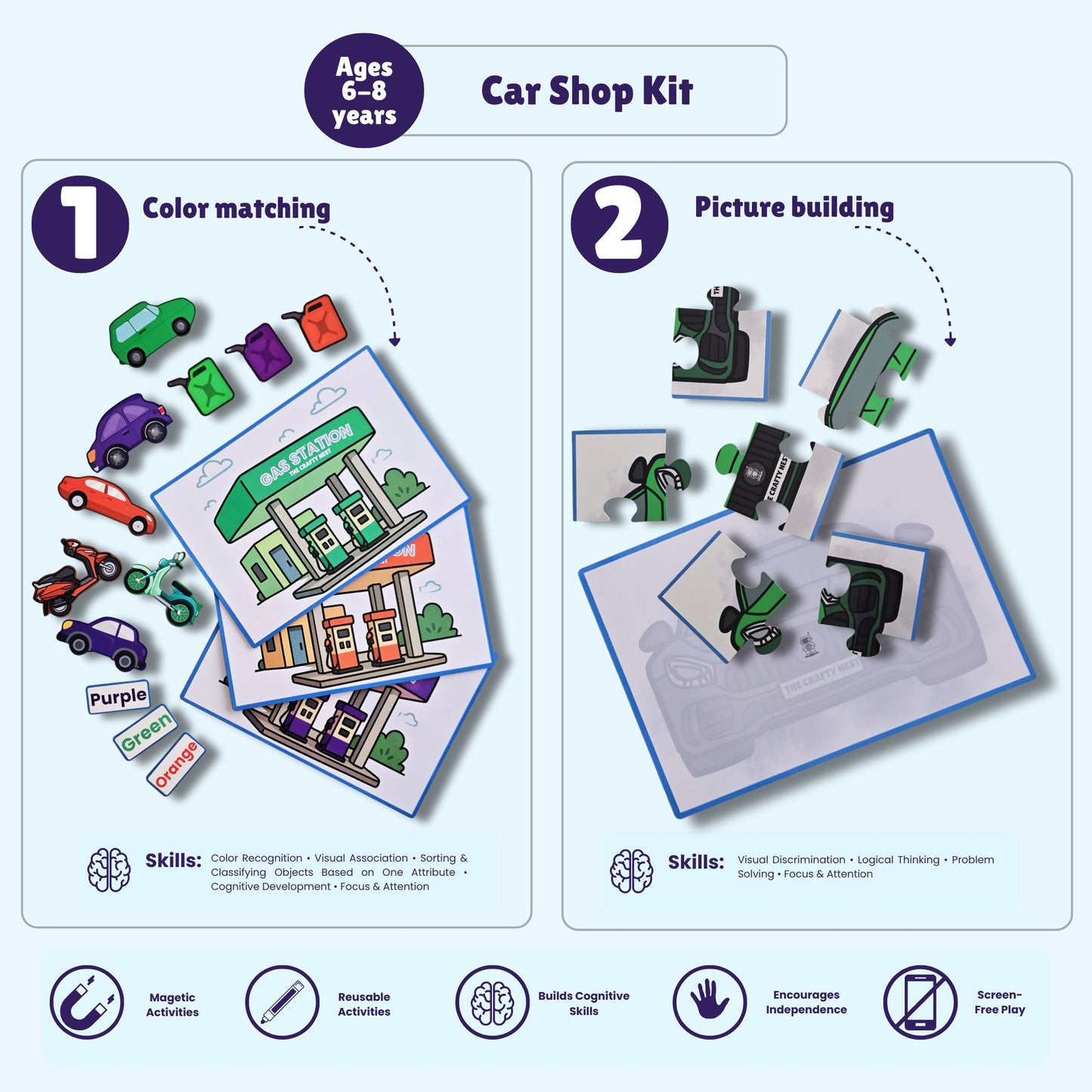 Car Shop Kit | Ages 6-8
