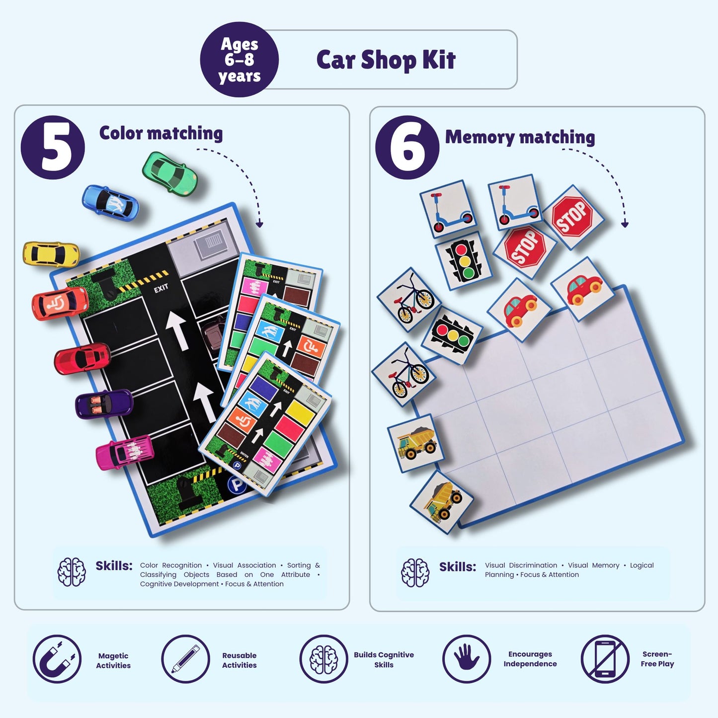 Car Shop Kit | Ages 6-8