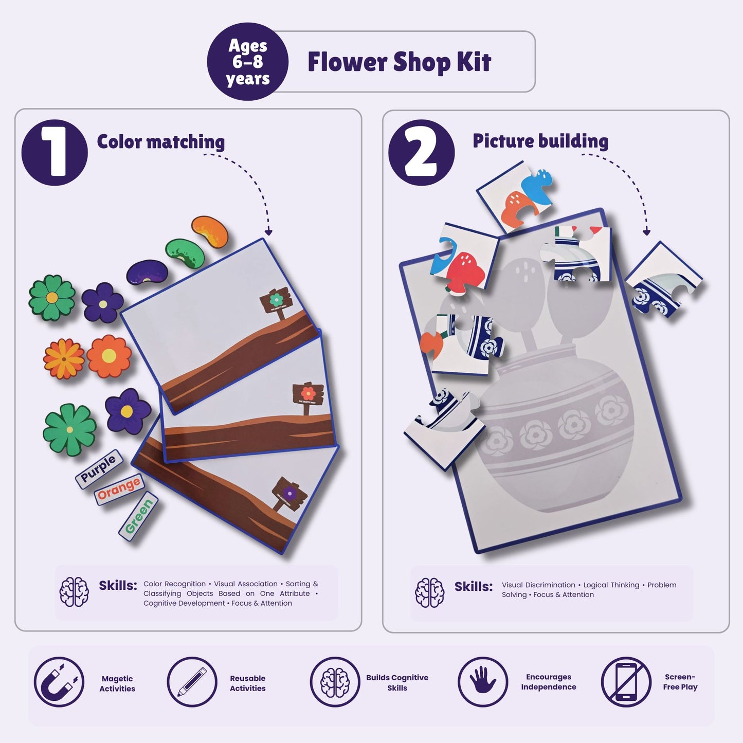 Flower Shop Kit | Ages 6-8