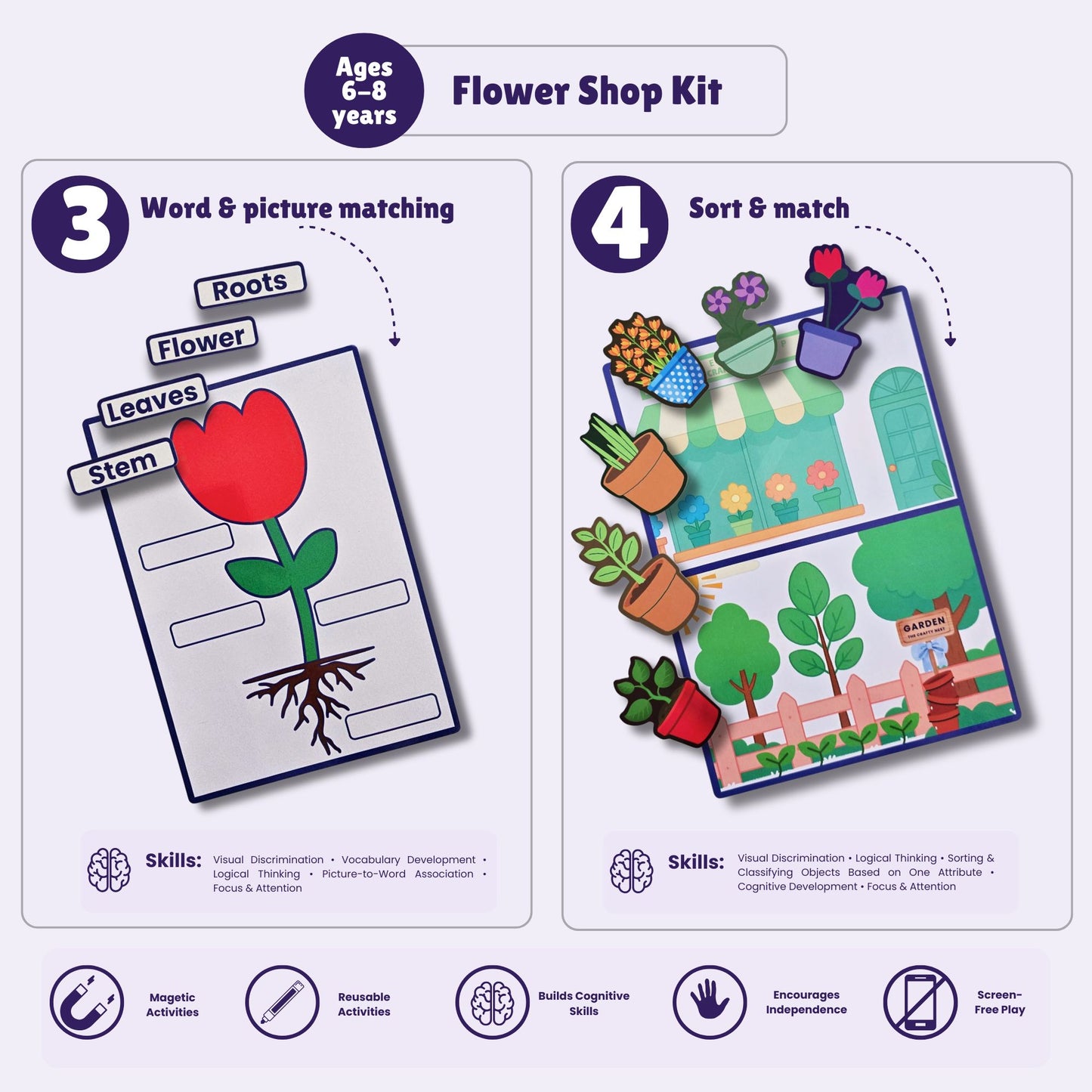 Flower Shop Kit | Ages 6-8
