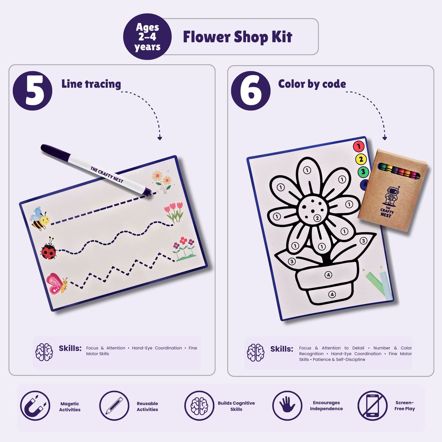 Flower Shop Kit | Ages 2–4