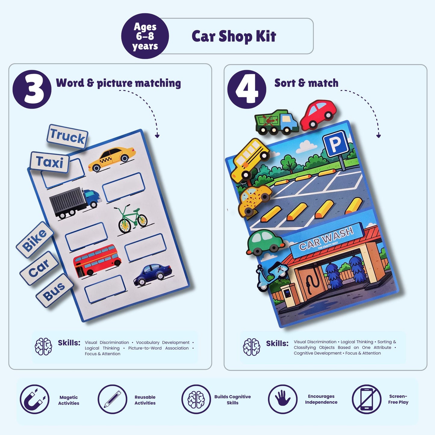 Car Shop Kit | Ages 6-8