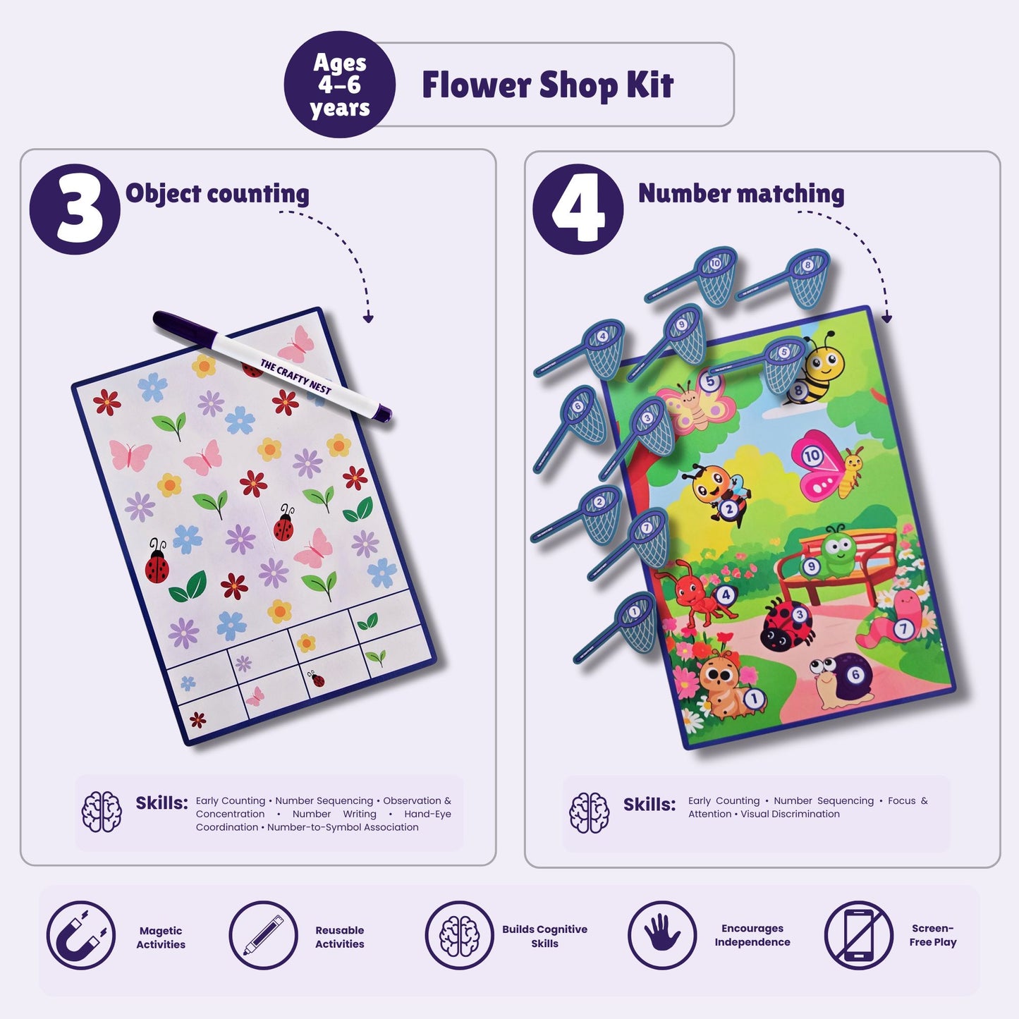 Flower Shop Kit | Ages 4-6