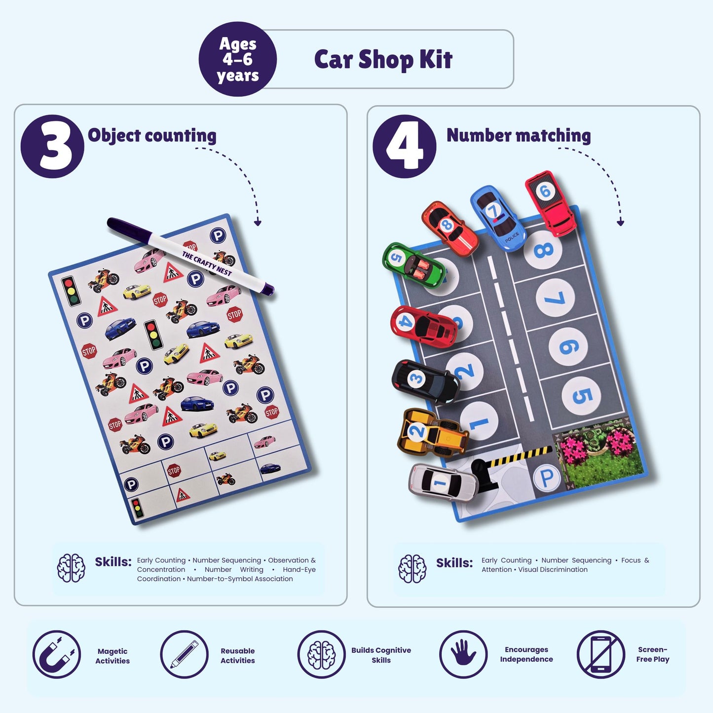 Car Shop Kit | Ages 4-6