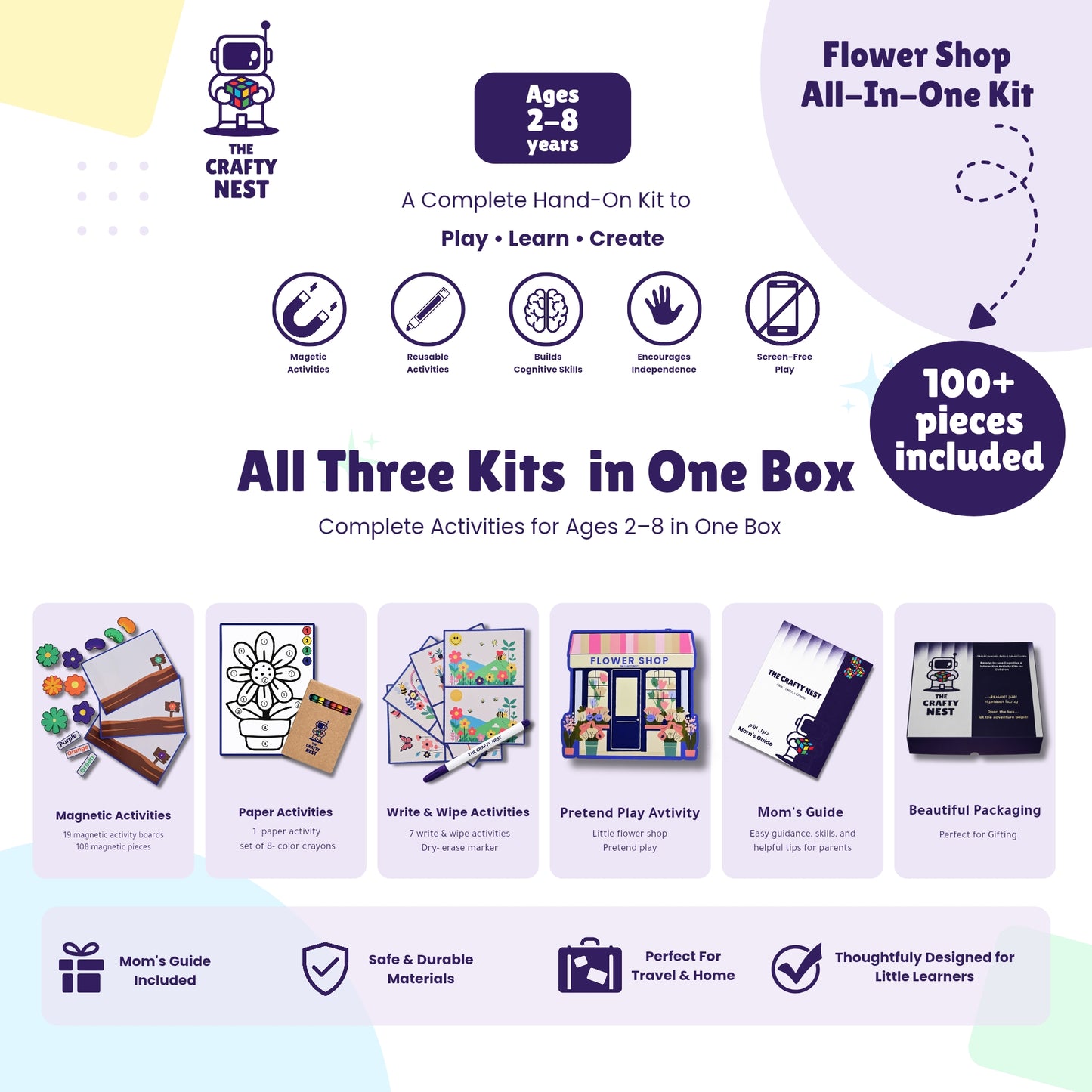 Flower Shop All-in-One Kit | Ages 2–8