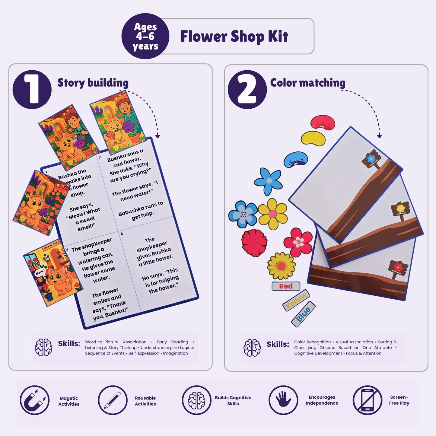 Flower Shop Kit | Ages 4-6
